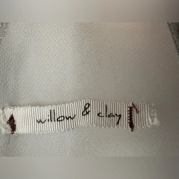 Willow & Clay Sequin Embellished Beaded Sheer Top Small Art Deco Sleeveless - Picture 6 of 7